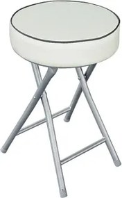 Stolička Ella, biela ekokoža%