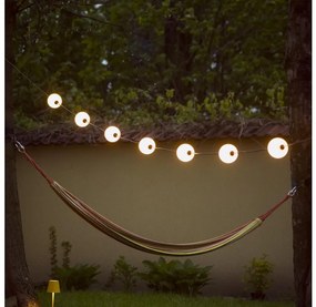 Kanlux 38031-LED Vonkajšia dekoratívna reťaz GIRLANDA STONO 10xLED/10W/230V 6m IP67