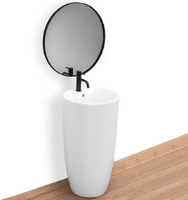 Rea Anya, voľne stojace umývadlo h-840, biela lesklá, REA-U6503