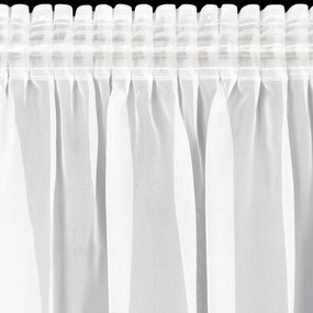 ZÁCLONA NA PÁSKE LUCY 350X150 CM BIELA