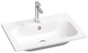 Ravak Chrome Slim umývadlo 70x49 cm otvor pre batériu uprostred XJG01170001