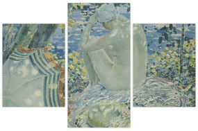 Obraz - Frederick Carl Frieseke, On the Bank, reprodukcia (90x60 cm)
