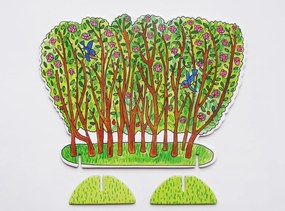 MARIONETINO – Šípkový ker – kulisa k bábkovému divadlu