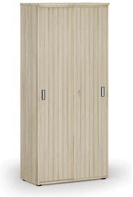 Skriňa so zasúvacími dverami PRIMO WOOD, 800 x 420 x 1781 mm, dub prírodný