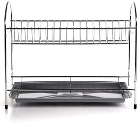 Odkvapkávač na riad 2 chróm 40cm