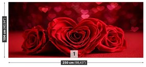 Fototapeta Vliesová Ruže srdce 152x104 cm