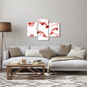 Obraz srdca z dymu (90x60 cm)