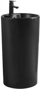 Mexen Mana, voľne stojace umývadlo 46x44x82 cm, čierna matná, 26074670