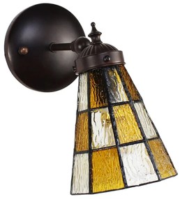 Vitrážová lampa nástenná 17*23 SKAT