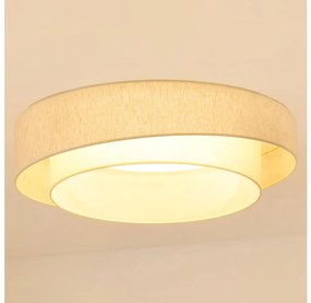 Brilagi - LED stmievateľné stropné svietidlo SHINE LED/24W/230V krémové + diaľkové ovládanie