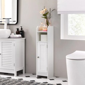 Kúpeľňová skrinka Houseland TEIS biela