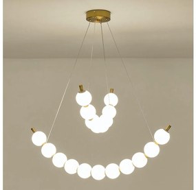 LED Luster na lanku LED/19W/230V 3000K