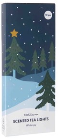 Pluto Design Vonné čajové sviečky Winter Joy - set 10 ks