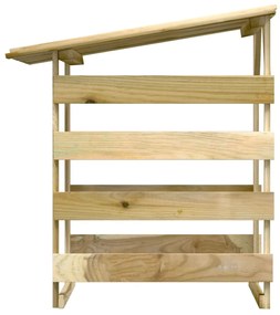 Pergola so strechami 2 ks 100x90x100 cm impregnované borovicové drevo