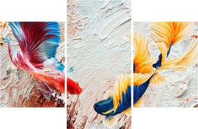 Obraz - Ryby bojovníčky (90x60 cm)