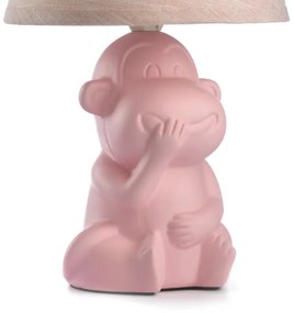 ONLI - Stolná lampa MONKEY 1xE14/6W/230V ružová