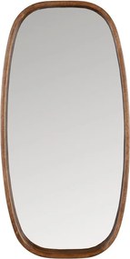 Nástenné zrkadlo s dreveným rámom 40x80 cm Nyko – White Label