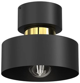 Stropné svietidlo MARTI 1xE27/15W/230V čierna/zlatá