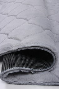 Koberec Rabbit 3D 05 L.GREY rozmery koberec: 80x140 cm