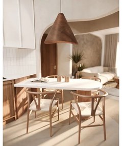 MAXLIGHT P0548 - Luster na lanku SAKURA 1xE27/60W/230V pr. 33,5 cm orech