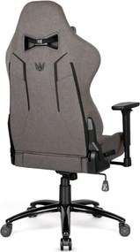 Herná ergonomická stolička HC-1013 – sivý poťah z kvalitnej textílie