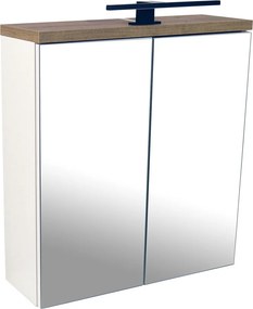 Comodo Zrkadlová skrinka Orion W 60 ZS LED-B s osvetlením Any LED 30 B, čierna