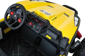Ramiz Elektrická bugina TURBO 23 pre deti žltá