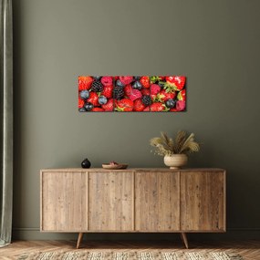 Obraz - Ovocná nálož (s hodinami) (90x30 cm)