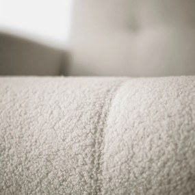 ROHOVÁ SEDAČKA SHARLOTTE 261 x 143 cm KRÉMOVÁ