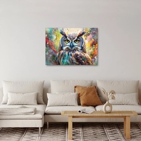 Obraz - Maľba sovy (70x50 cm)