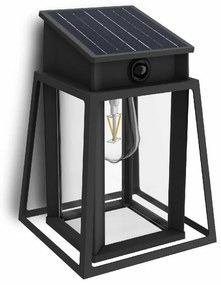 Philips Lysin UltraEfficient solárne LED sviet. so senzorom čierna, 3,2 W, 500 lm, 4000 K