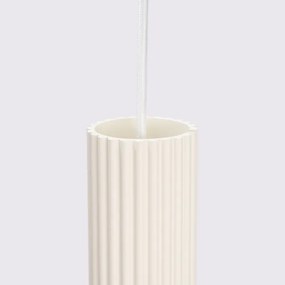 Sollux SL.1593 - Luster na lanku KARBON 2xGU10/10W/230V krémová