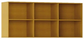 Nástenná knižnica INTEGRO, 835 x 1750 x 400 mm, 6 políc, čerešňa
