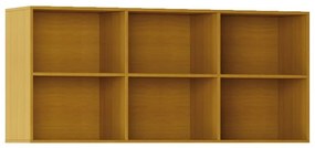 Nástenná knižnica INTEGRO, 835 x 1750 x 400 mm, 6 políc, čerešňa