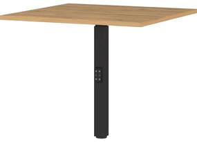 Polohovací pracovný stôl s doskou v dubovom dekore 200x240 cm Agenda – Germania
