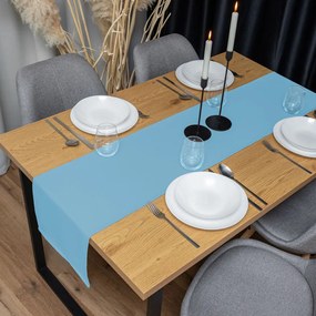 Biante Dekoračný behúň na stôl Rongo RG-100 Svetlo modrý 20x140 cm