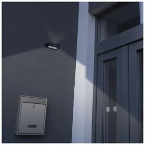 LED Solárny reflektor so senzorom pohybu LED/3,7V 1200mAh 4000K IP65 čierna