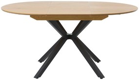Rozkladací jedálenský stôl Valenzuela 120-170 cm vzor dub