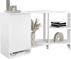 Flexibilný regál s úložným priestorom Flex 1, biely%