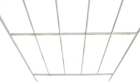 2x Mriežka na popínavé rastliny Paula - 180 x 85,5 cm - Biela antik
