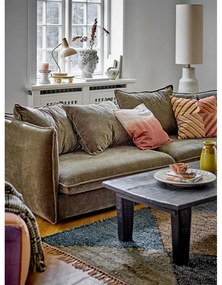 Krémová stojacia lampa s textilným tienidlom (výška 113 cm) Linetta – Bloomingville