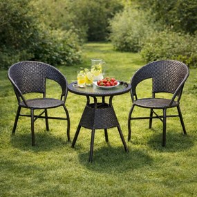 Súprava záhradného nábytku Bistro, 3 diely
