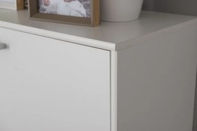 Nočný stolík Mega 40, biela