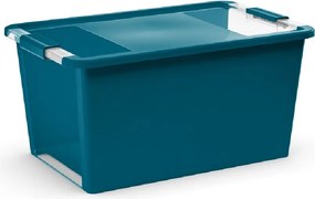 KIS Úložná krabica BI BOX L 40 l, petrolejová