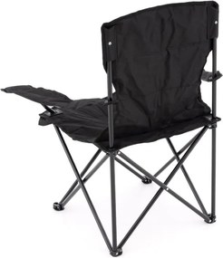 Sada 2 ks skladacích stoličiek - čierne