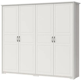 Skriňa 4d Evergreen p4/eg ivory mat