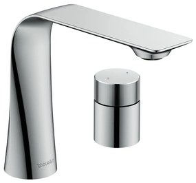 DURAVIT D.1 2-otvorová umývadlová batéria s otočným ovládaním, bez odtokovej súpravy, výška výtoku 140 mm, chróm, D11120009010