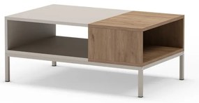 Krémový konferenčný stolík 56x90 cm Cailin – Marckeric