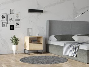 Nočný stolík Pedami (dub zafírový). Akcia -19%. Vlastná spoľahlivá doprava až k Vám domov. 1094377