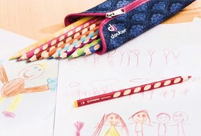 Pastelky Stabilo EASYcolors - 12 farieb, pre ľavákov